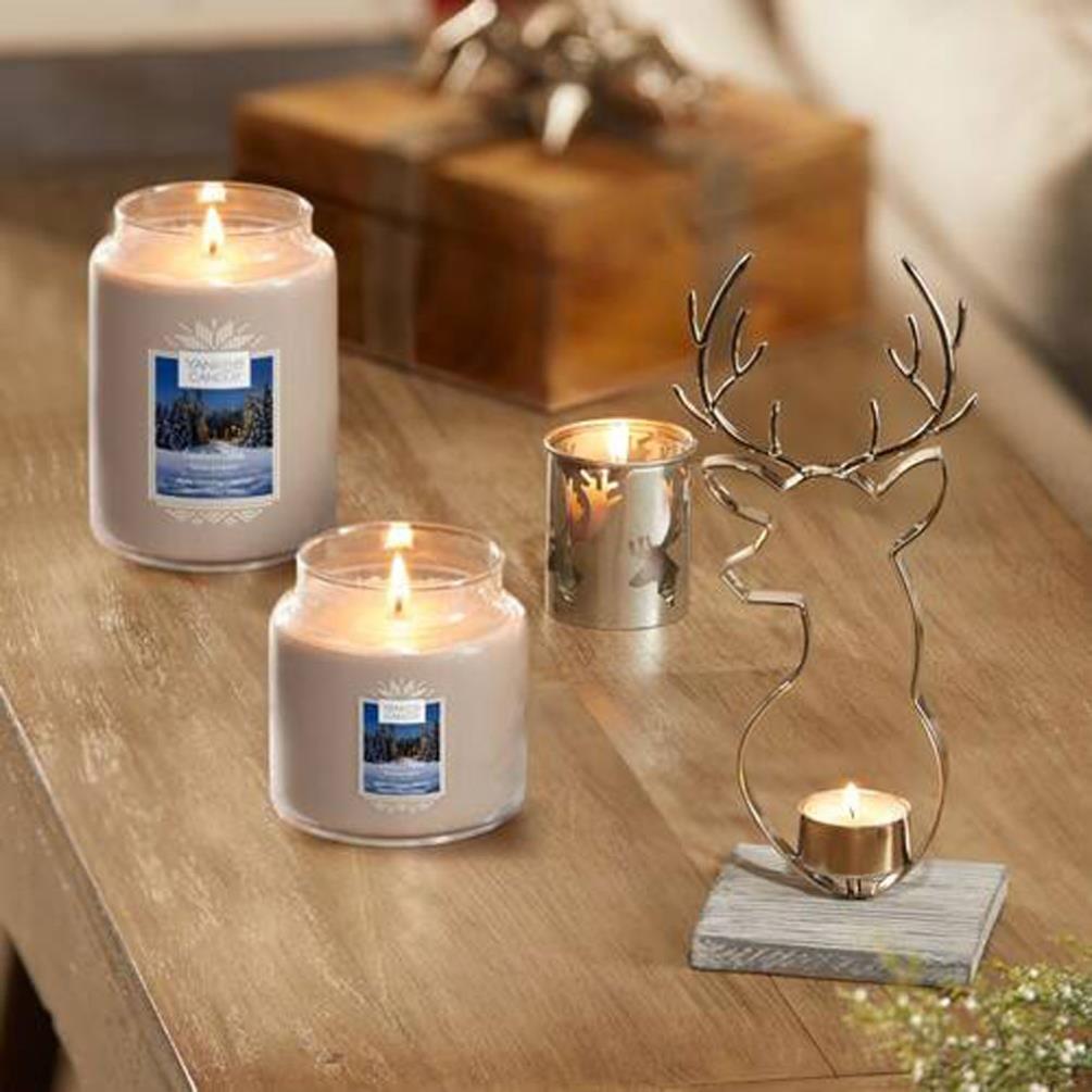 Yankee Candle Nordic Stag Head Tea Light Holder Extra Image 1